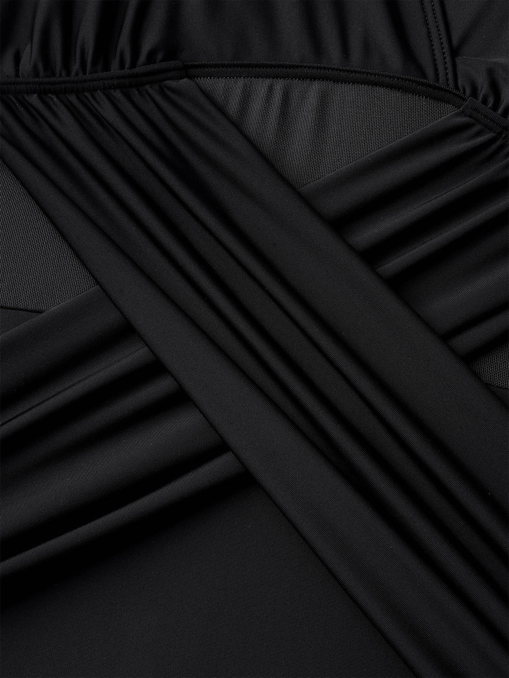 Cross-Over Sheer One-Piece Swimsuit